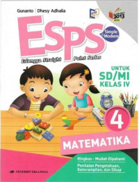 Image of ESPS Matematika 4 untuk SD/MI Kelas IV (Kurikulum 2013)