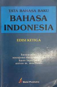 Image of Tata Bahasa Baku Bahasa Indonesia